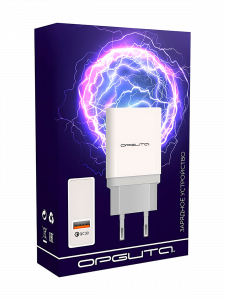 Зарядное устройство для телефона, Быстрая зарядка 20W адаптер QC 3.0 Орбита OT-APU55 Черный